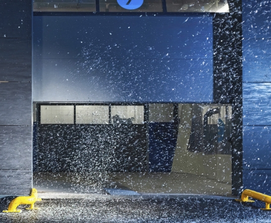 Панорамные ворота AluTherm в Новоалександровске